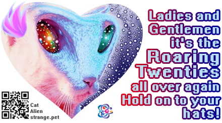 Cat Alien Roaring Twenties