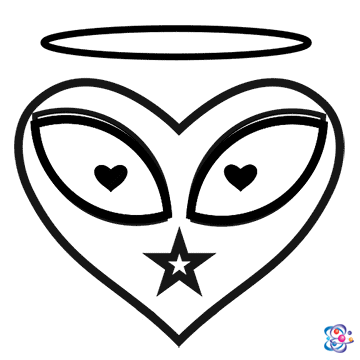 Heart Alien Blink